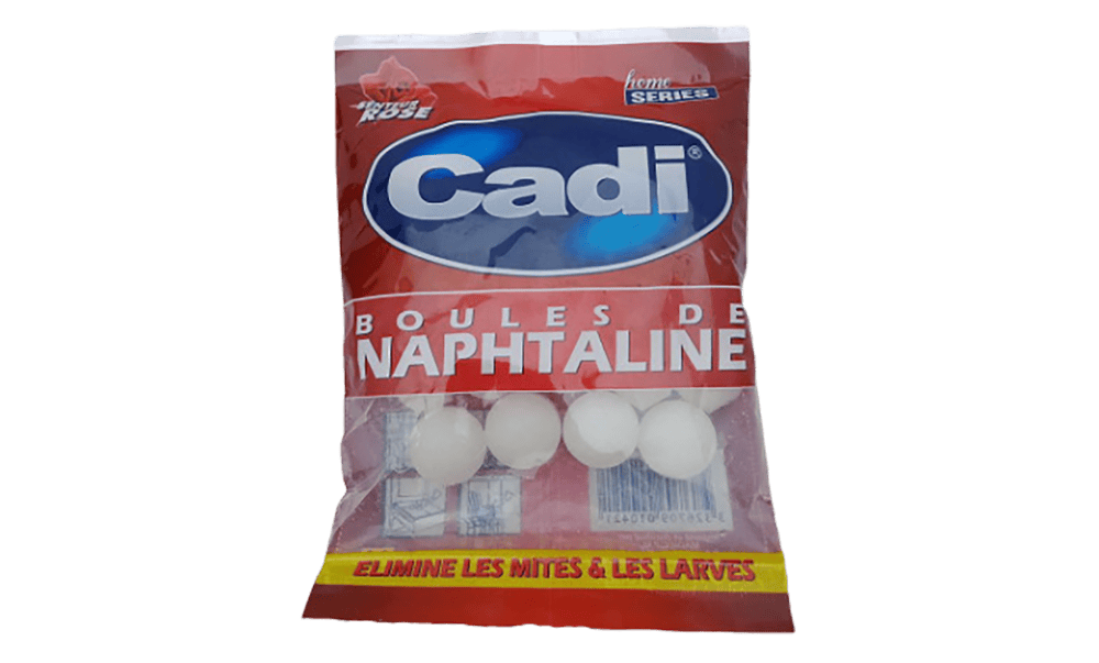 Boules de naphtaline.
